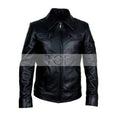 Men's Classic Leather Jacket | Black
