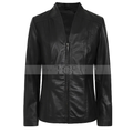 Women's Classic Leather Jacket | Black