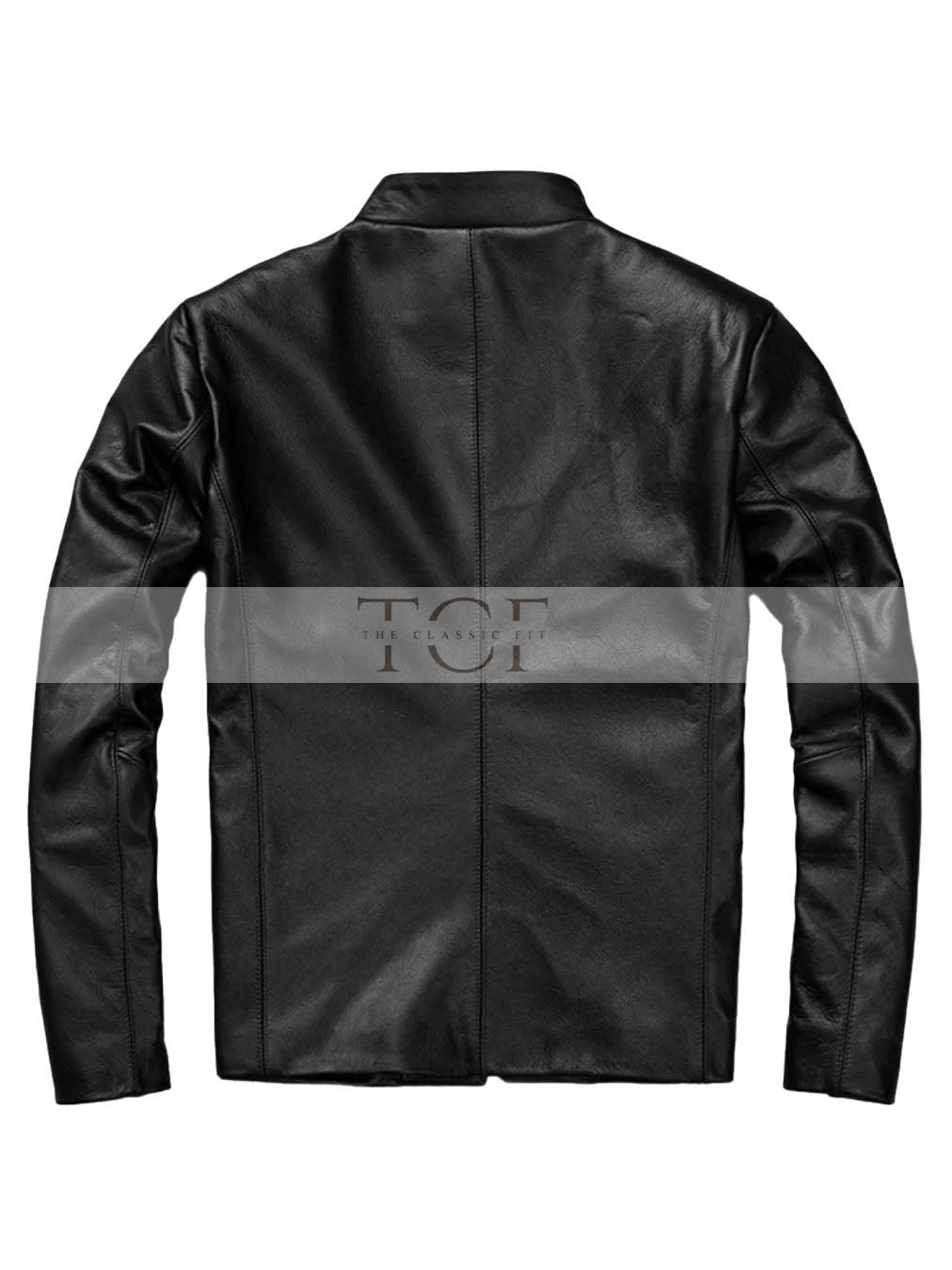 Men's Moto Racer Leather Jacket | Black