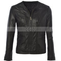 Women Motorcycle Leather Jacket | Black